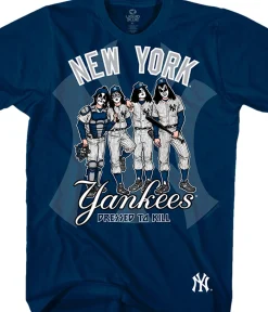 Fashion New York Yankees Dressed to Kill Navy T-Shirt T-Shirt | New York Yankees