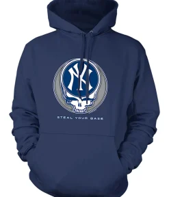Outlet New York Yankees Steal Your Base Navy Hoodie Hoodie | New York Yankees