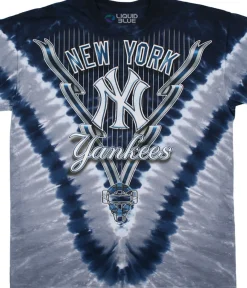 Hot New York Yankees V Tie-Dye T-Shirt T-Shirt | New York Yankees