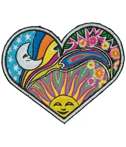 Clearance Night Day Heart Patch Patches | Space