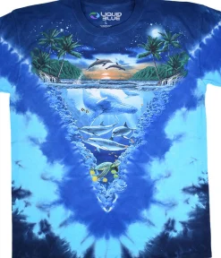 New Night Time Dive Tie-Dye T-Shirt T-Shirt | Aquatic