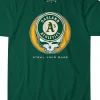 New Oakland Athletics Steal Your Base Green Athletic T-Shirt Athletic T-Shirt | Oakland Athletics