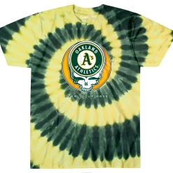 Best Oakland Athletics Steal Your Base Tie-Dye Tie-Dye T-Shirt T-Shirt | Oakland Athletics