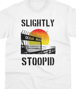 Best Ocean Beach Gate White T-Shirt T-Shirt | Slightly Stoopid