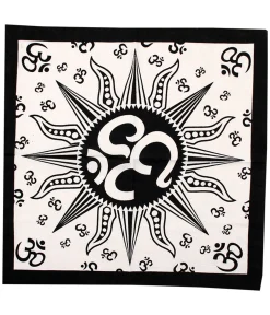 Fashion Om Sun Black Bandana Bandanas | Liquid Blue