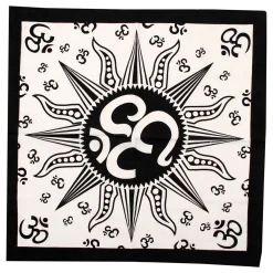 Fashion Om Sun Black Bandana Bandanas | Liquid Blue