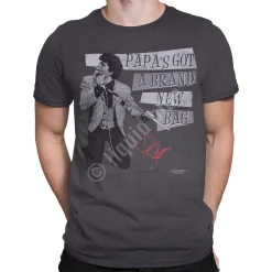 Online Papa's Got a Brand New Bag Grey Athletic T-Shirt Athletic T-Shirt | James Brown