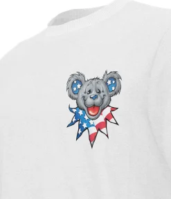 Sale Patriot Bear Head Chest T-Shirt T-Shirt | Grateful Dead