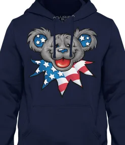 Outlet Patriot Bear Head Hoodie Hoodie | Patriot Bear Head