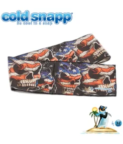 Hot Patriotic Skulls Sports Wrap Cold Snapp