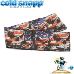 Hot Patriotic Skulls Sports Wrap Cold Snapp