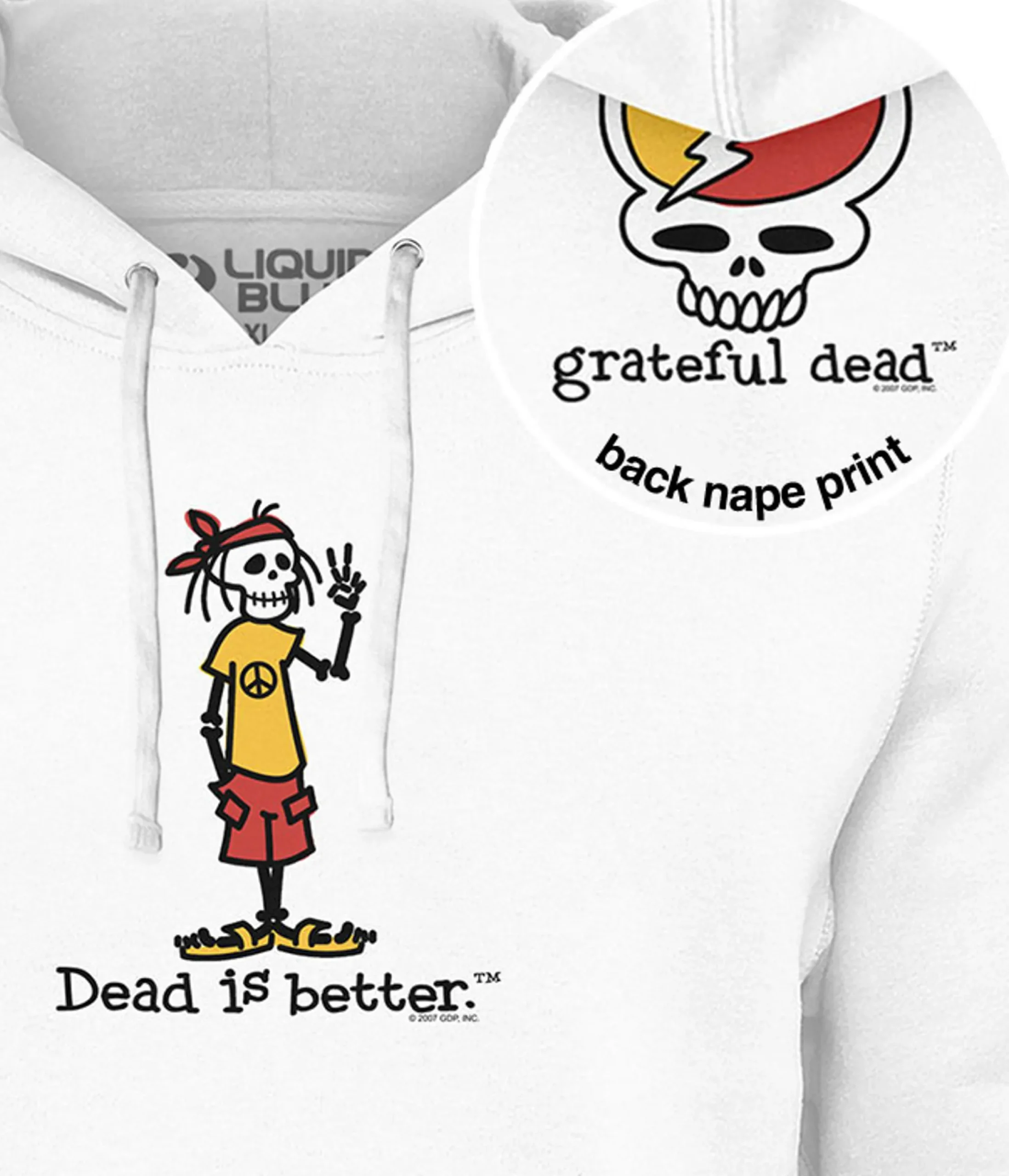 Hot Peace Dead Is Better Hoodie Hoodie | Grateful Dead