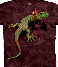 Outlet Peace Out Gecko Classic Cotton T-Shirt T-Shirt | Reptiles And Amphibians
