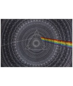 Sale PF Dark Side Shadow 3D Tapestry Pink Floyd