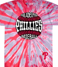 Clearance Philadelphia Phillies Burst Tie-Dye T-Shirt T-Shirt | Philadelphia Phillies