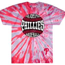 Clearance Philadelphia Phillies Burst Tie-Dye T-Shirt T-Shirt | Philadelphia Phillies