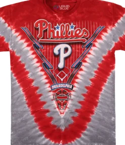 Sale Philadelphia Phillies V Tie-Dye T-Shirt T-Shirt | Philadelphia Phillies