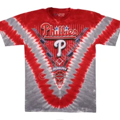Sale Philadelphia Phillies V Tie-Dye T-Shirt T-Shirt | Philadelphia Phillies