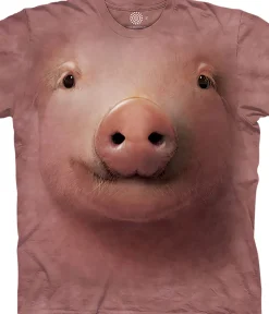 Sale Pig Face Classic Cotton T-Shirt T-Shirt | Farm