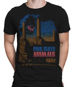 Discount Pig Stain Black Athletic T-Shirt Athletic T-Shirt | Pink Floyd
