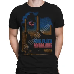 Discount Pig Stain Black Athletic T-Shirt Athletic T-Shirt | Pink Floyd