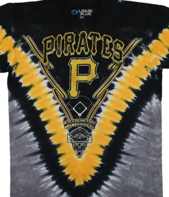 Online Pittsburgh Pirates V Tie-Dye T-Shirt T-Shirt | Pittsburgh Pirates