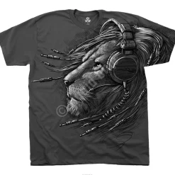Fashion Plugged In Grey Athletic T-Shirt Athletic T-Shirt | Musica