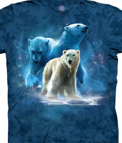 Best Polar Collage Classic Cotton T-Shirt T-Shirt | Wild Animals