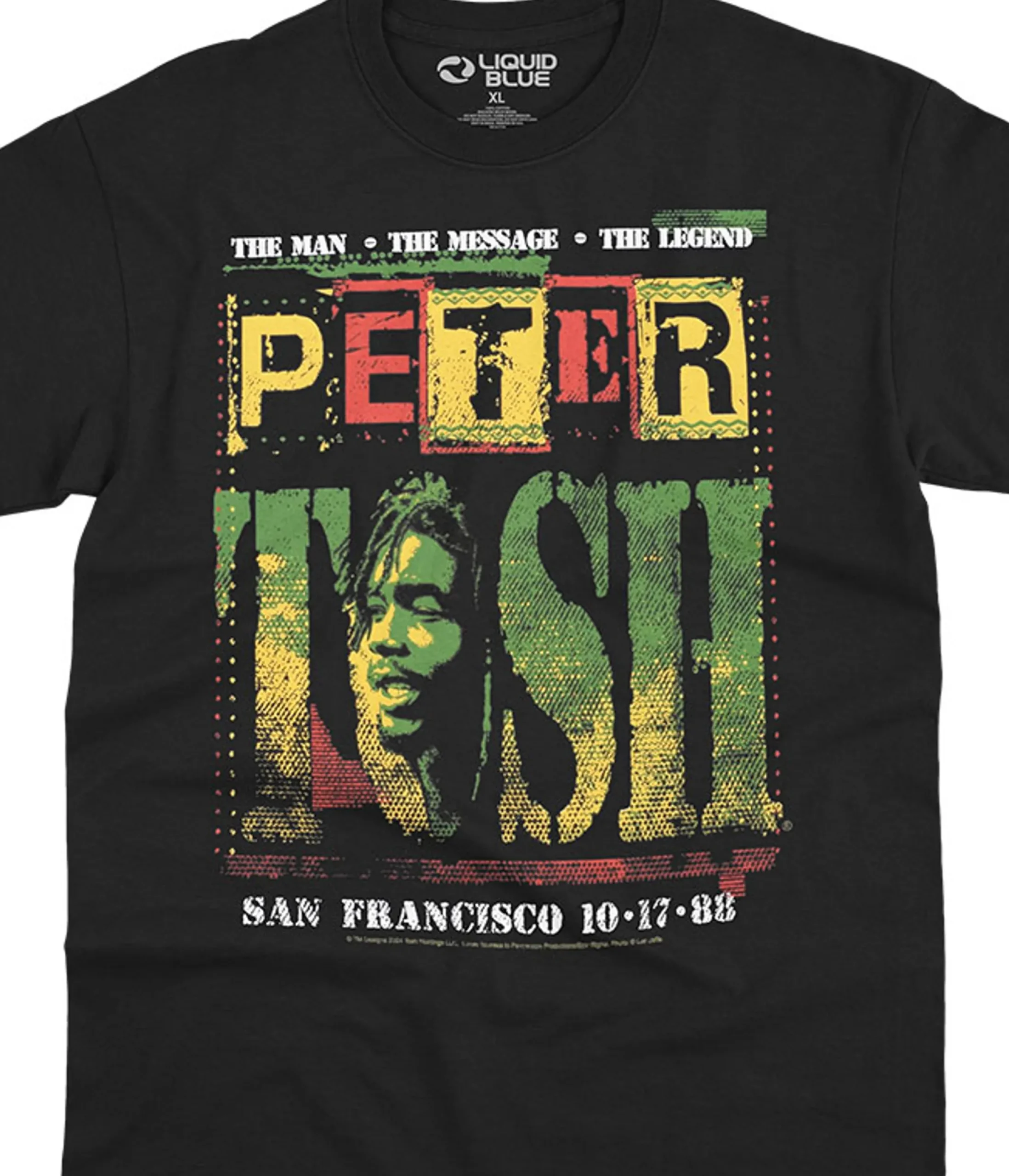 Outlet Poster Black T-Shirt T-Shirt | Peter Tosh