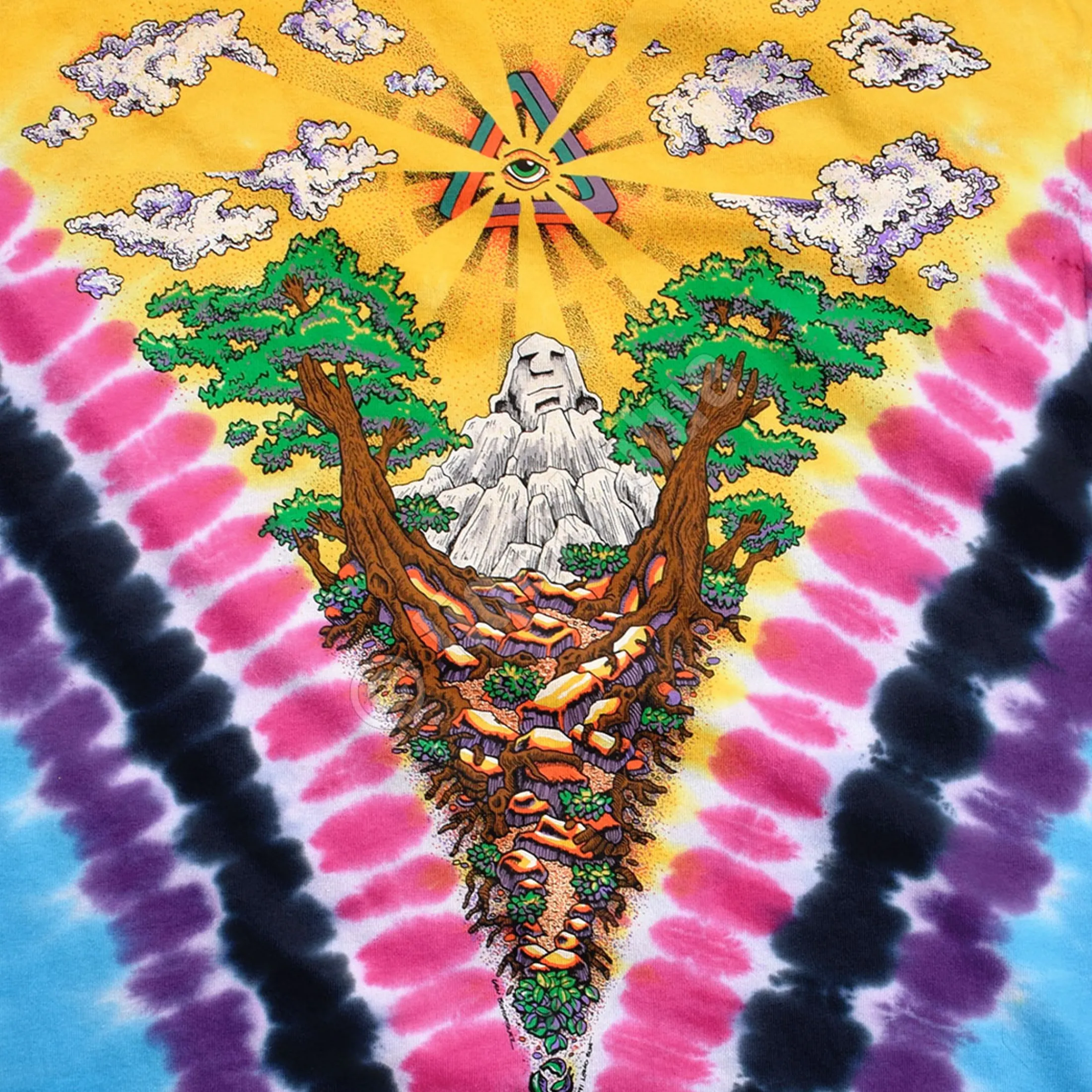 Clearance Psychedelia Tie-Dye T-Shirt T-Shirt | Light Fantasy