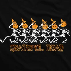 Outlet Pumpkin Skellys Black T-Shirt T-Shirt | Halloween