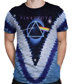 Sale Pyramid V Tie-Dye T-Shirt T-Shirt | Pink Floyd