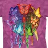 Best Rainbow Butterfly Dreamcatcher Classic Cotton T-Shirt T-Shirt | Nature & Peace