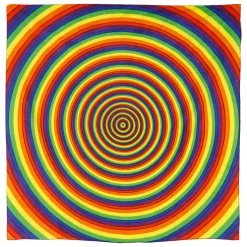 Best Rainbow Circle Bandana Bandanas | Liquid Blue