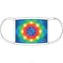 Online Rainbow Mandala Face Covering Face Coverings | Liquid Blue