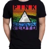 Clearance Rainbow Prism Black T-Shirt T-Shirt | Pink Floyd