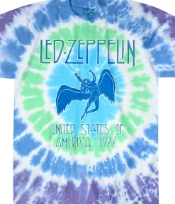 Best Ramble On Tie-Dye T-Shirt T-Shirt | Led Zeppelin
