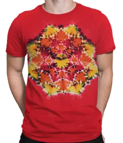Best Red Mandala Unprinted Tie-Dye T-Shirt Unprinted Tie-Dyes | Unprinted Tie-Dye