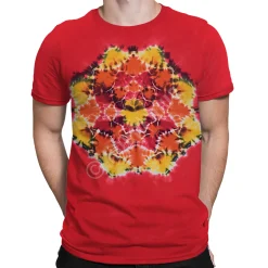 Best Red Mandala Unprinted Tie-Dye T-Shirt Unprinted Tie-Dyes | Unprinted Tie-Dye