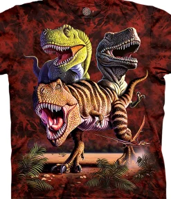 Fashion Rex Collage Kids' T-Shirt Kids Youth | Dinosaurs