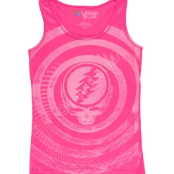Hot Ripple Pink Juniors Tank Top T-Shirt Women Juniors Tank Top | Grateful Dead