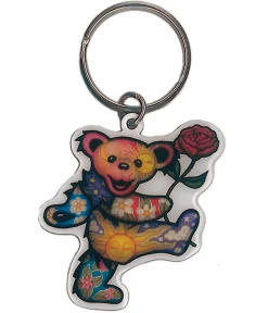 Discount Rose Bear Keychain Keychains | Grateful Dead