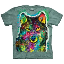 Fashion Russo Gentle Wolf Classic Cotton T-Shirt T-Shirt | Wolf Shirt Collection