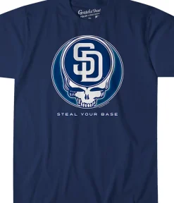Online San Diego Padres Steal Your Base Navy Athletic T-Shirt Athletic T-Shirt | San Diego Padres