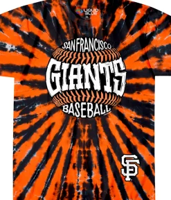 Clearance San Francisco Giants Burst Tie-Dye T-Shirt T-Shirt | San Francisco Giants