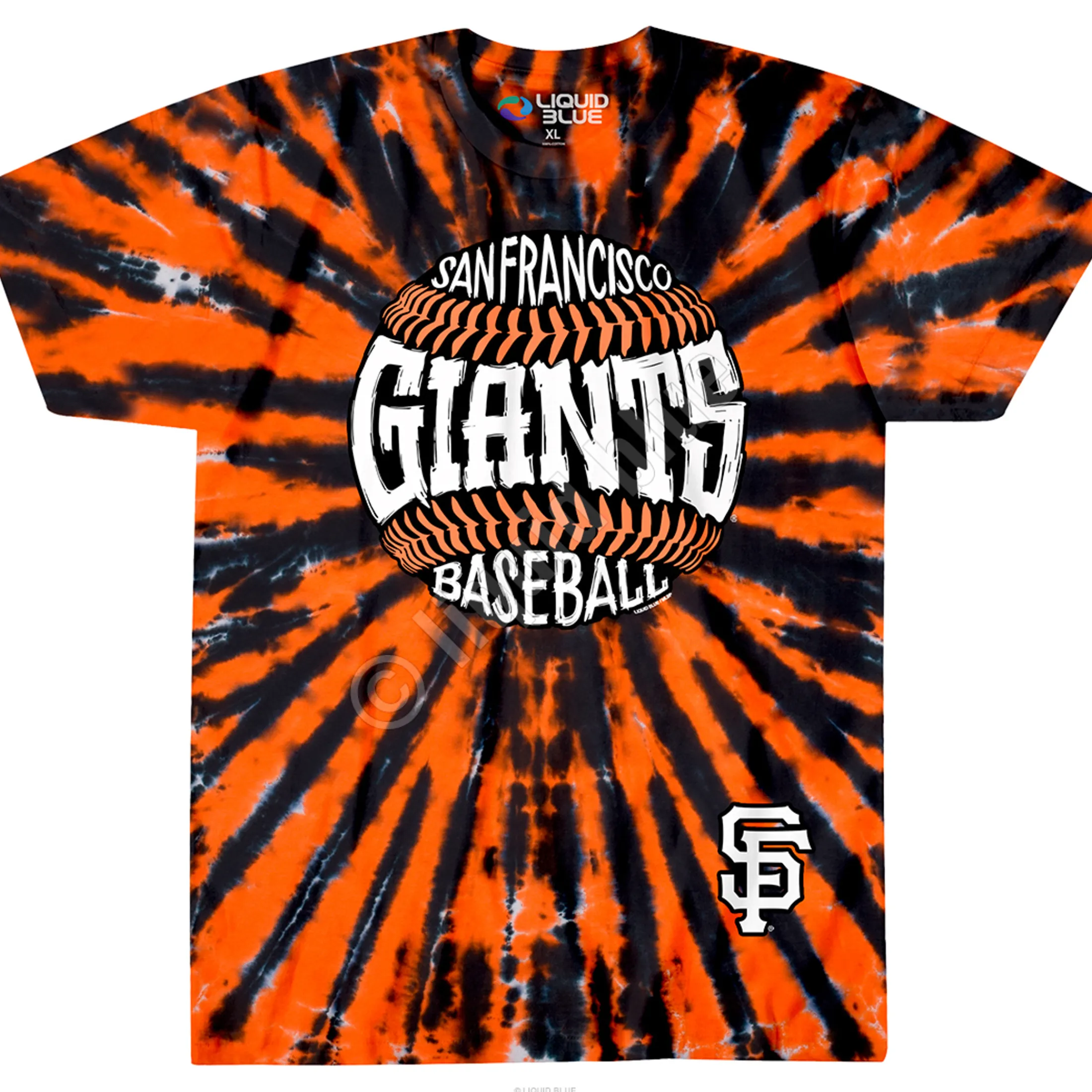 Clearance San Francisco Giants Burst Tie-Dye T-Shirt T-Shirt | San Francisco Giants