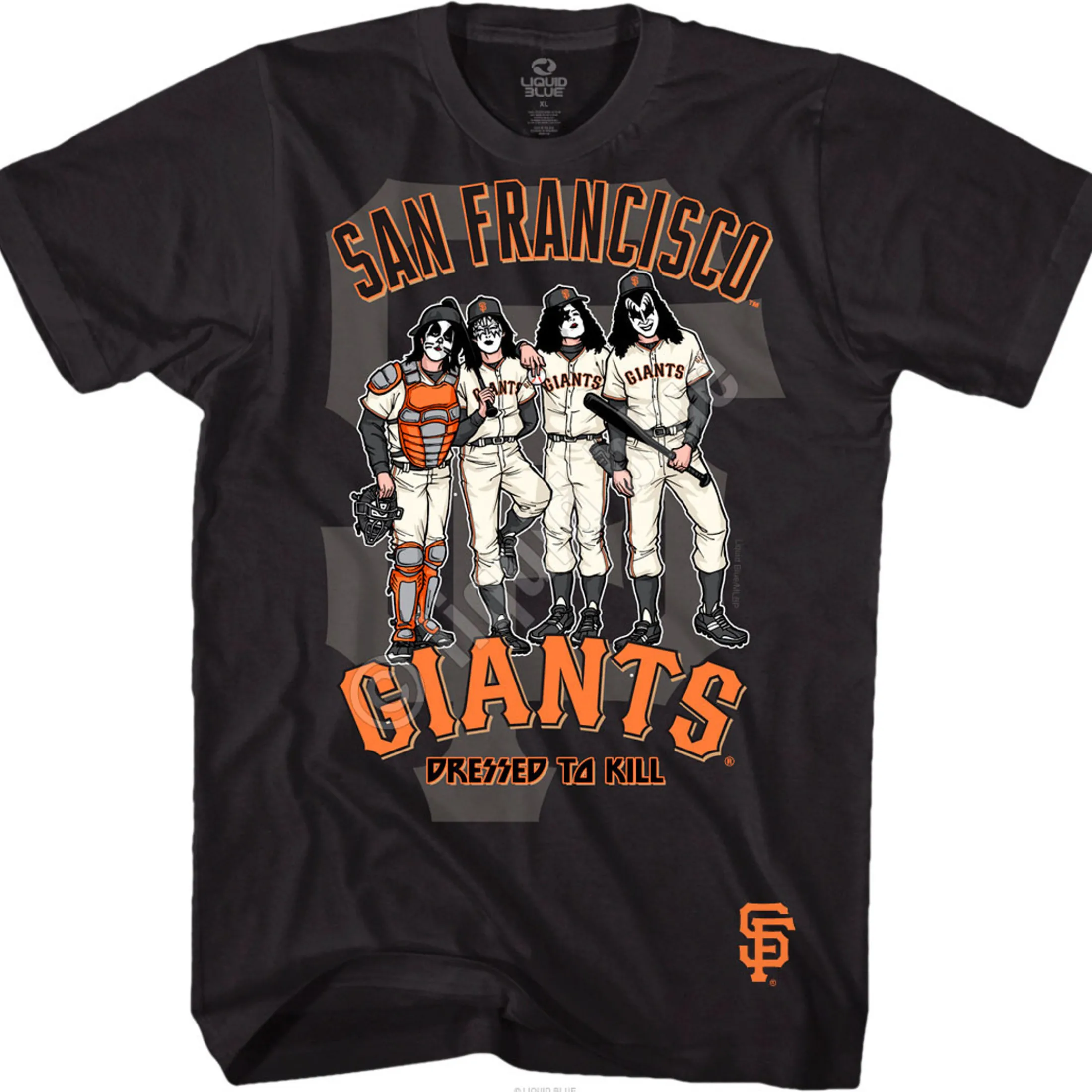 Best San Francisco Giants Dressed to Kill Black T-Shirt T-Shirt | San Francisco Giants