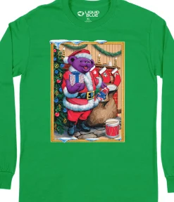 Online Santa Bear Long Sleeve T-Shirt Long Sleeve | Santa Bear