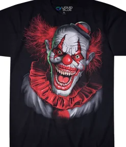 Sale Scary Clown Black T-Shirt T-Shirt | Halloween