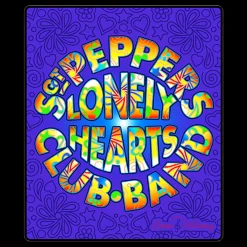 Fashion Sgt. Peppers Lonely Heart Fleece Blanket Beatles